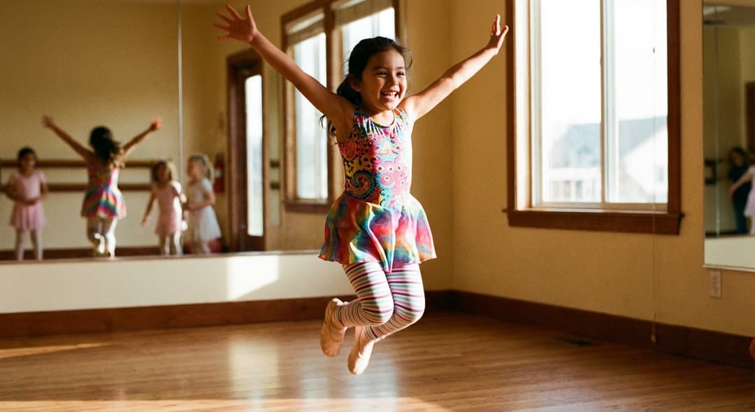 Kids expressing themselves through dance